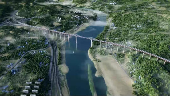 公司承建沿江高速三座大桥登上央视